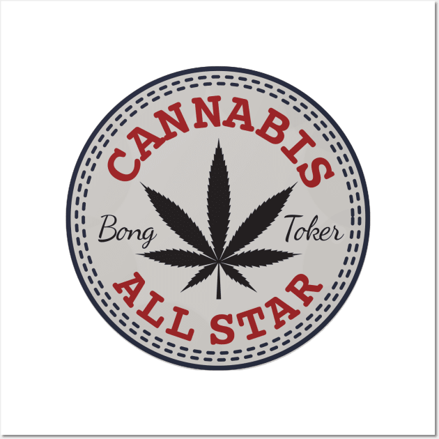 Cannabis All Star Wall Art by BadHarv